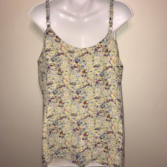 Cabi #275 Scatter Print Cami Floral Blouse Size XS - Picture 7 of 9